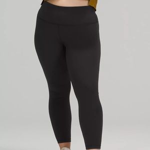 lululemon Black Wunder Train 25" leggings